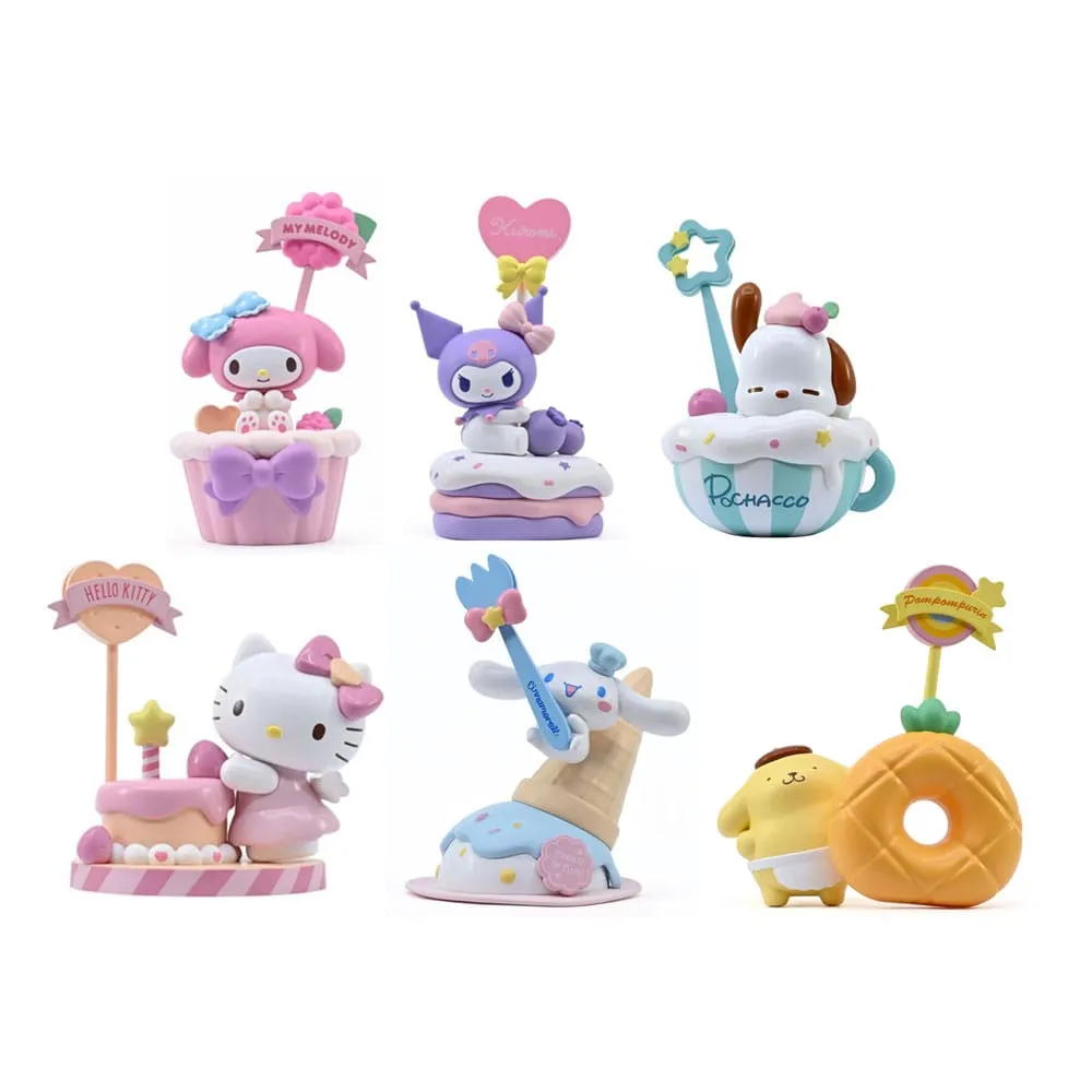 Sanrio Memo Stand Party Time Series Mini Figures Hello Kitty and Friends 5 cm - Pochacoo